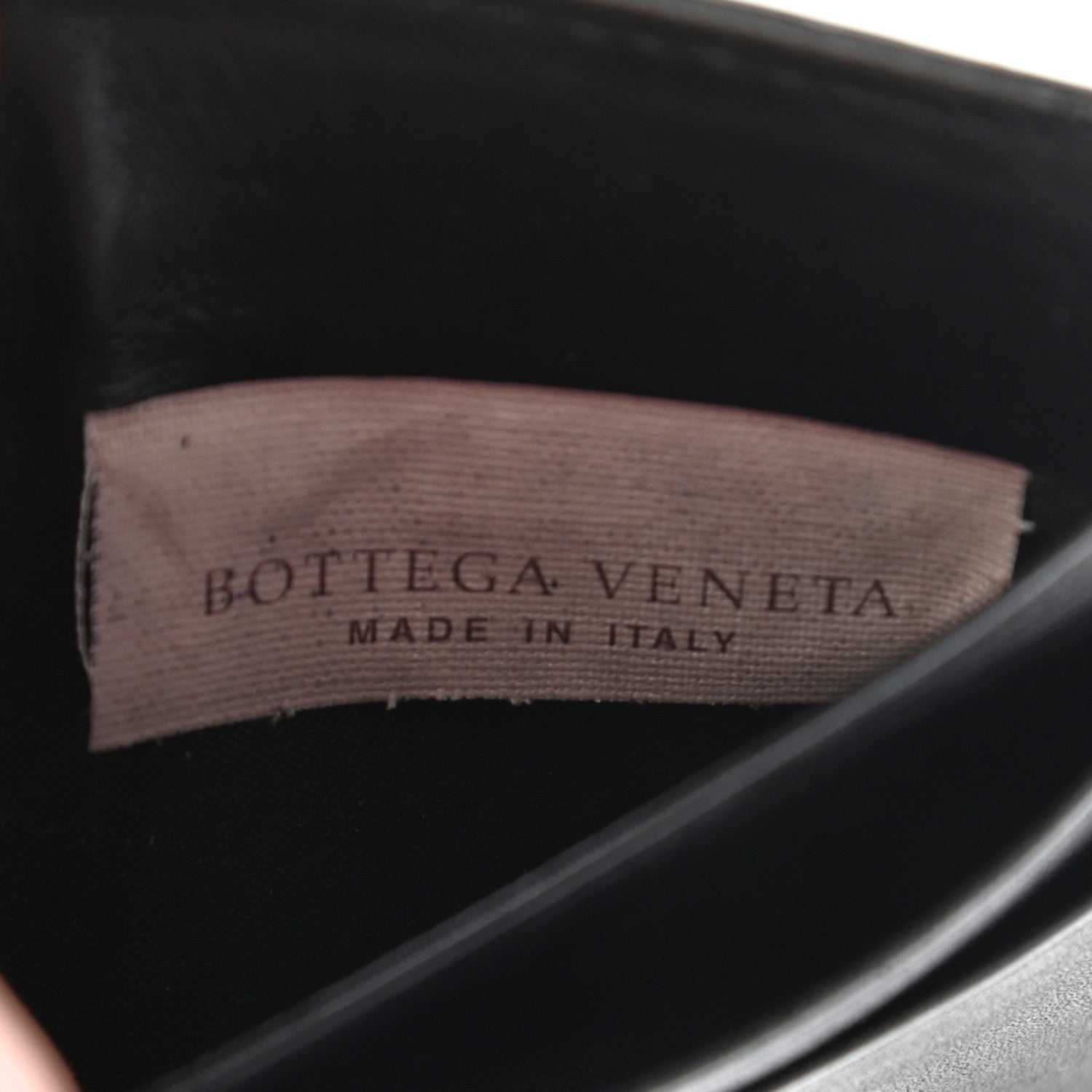 Bottega Veneta Nappa Intrecciato Bi-Fold Money Clip Wallet Black 9 of 10
