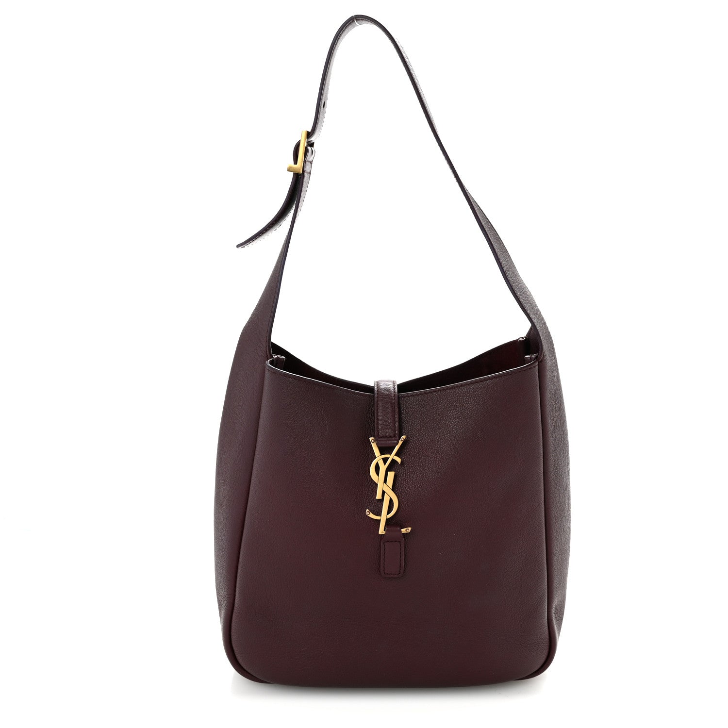 Saint Laurent Smooth Calfskin Small Le 5 A 7 Soft Hobo Rouge Legion 1 of 15