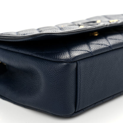 Chanel Caviar Quilted Small CC Filigree Flap Black 9 of 10