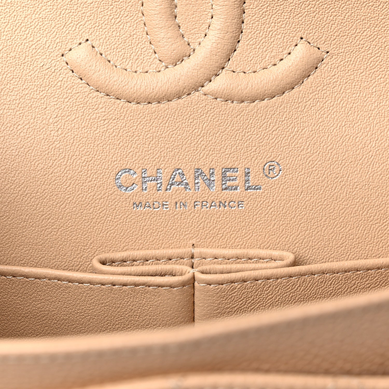 Chanel Caviar Quilted Small Double Flap Beige 5 of 9