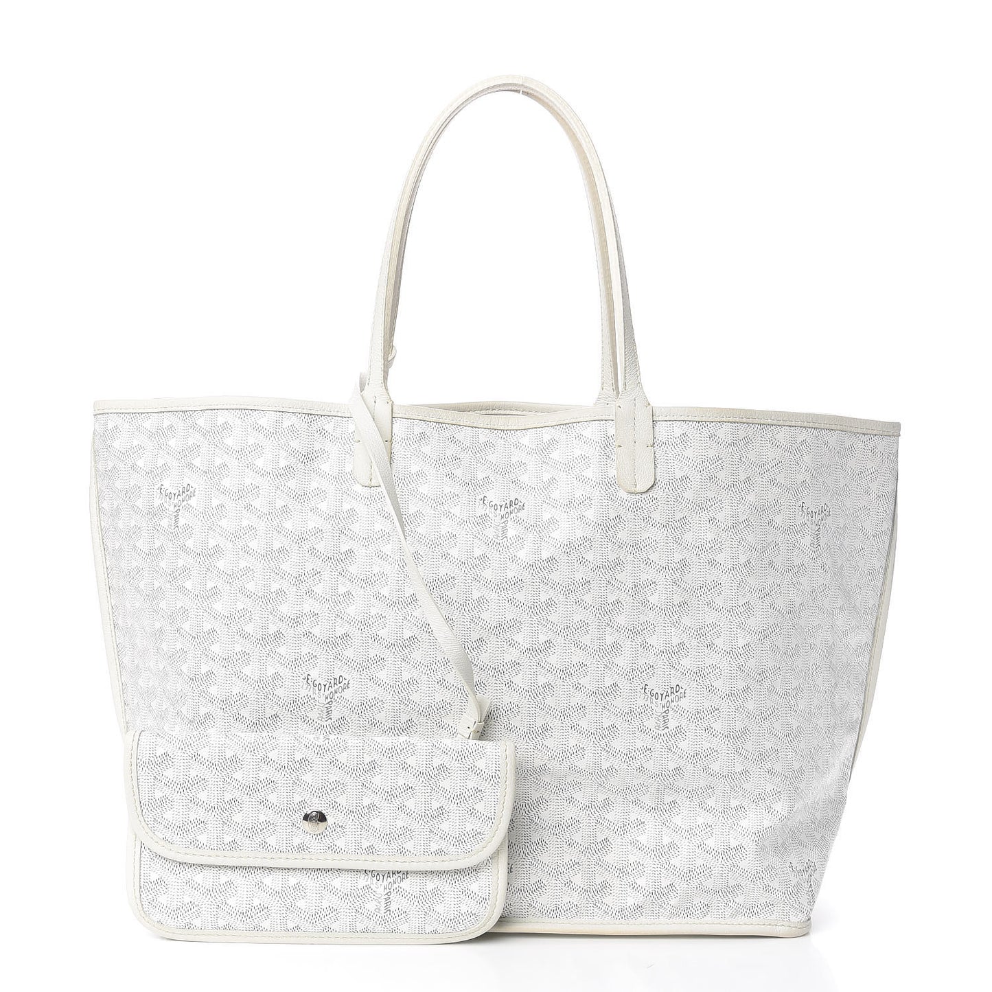 Goyardine Reversible Anjou PM White