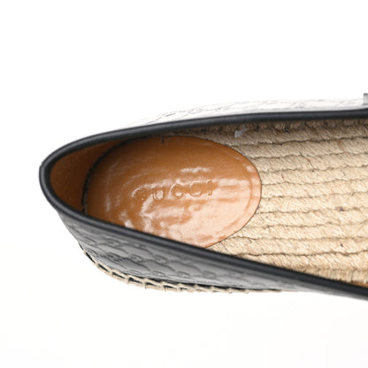 Gucci Microguccissima Signature Espadrilles 38.5 Black 7 of 10