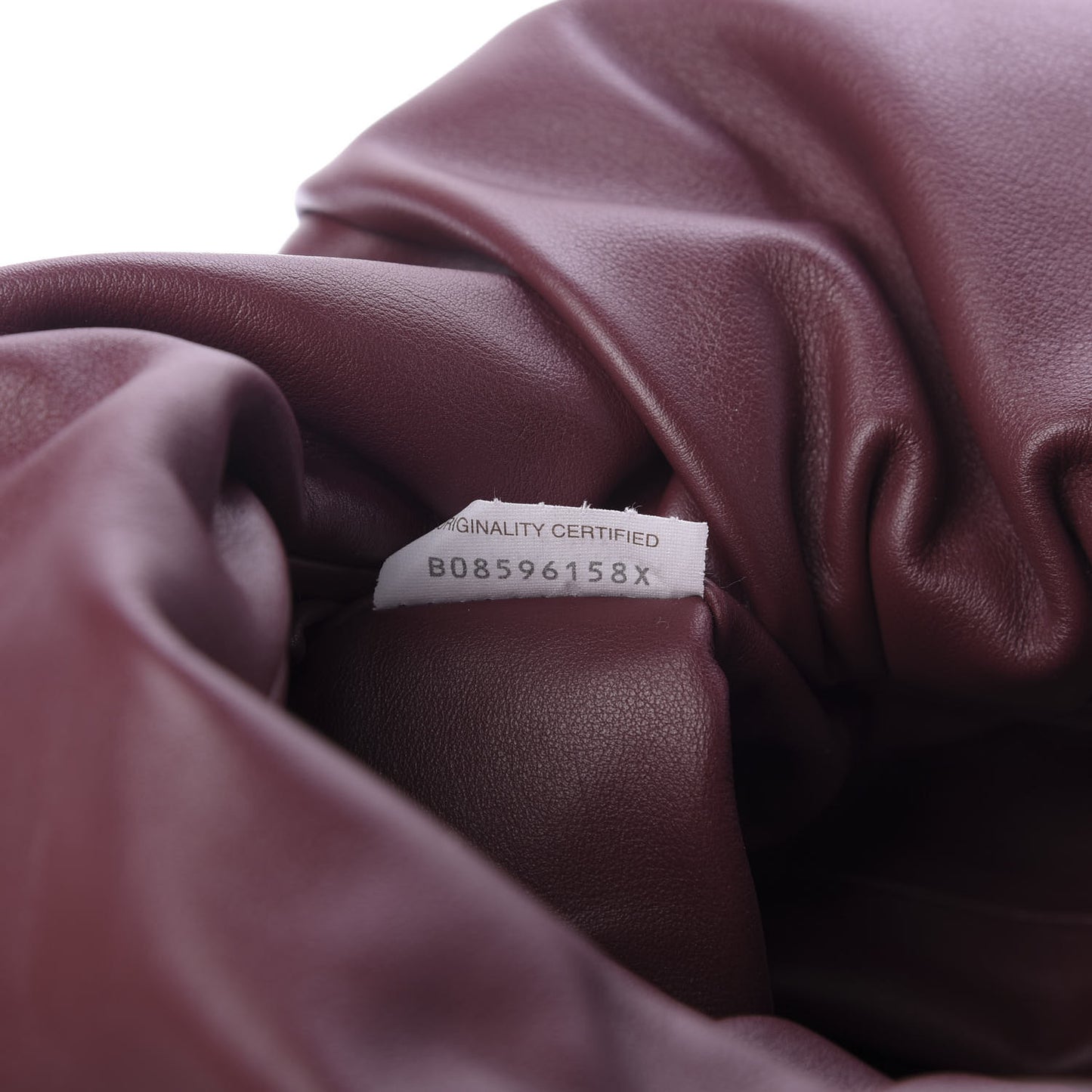 Smooth Butter Calfskin Small The Shoulder Pouch Dark Red