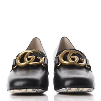 Gucci Malaga Kid GG Victoire 55mm Loafer Pumps 38 Black 3 of 11