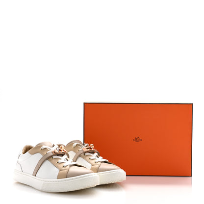Hermes Calfskin Day Sneakers 38 Multicolor White 19 of 19