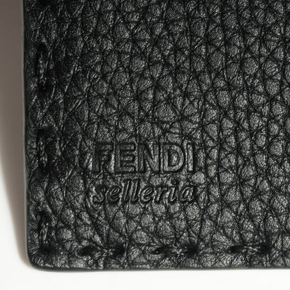 Fendi Cuoio Romano Selleria Peekaboo Continental Wallet Black 11 of 14