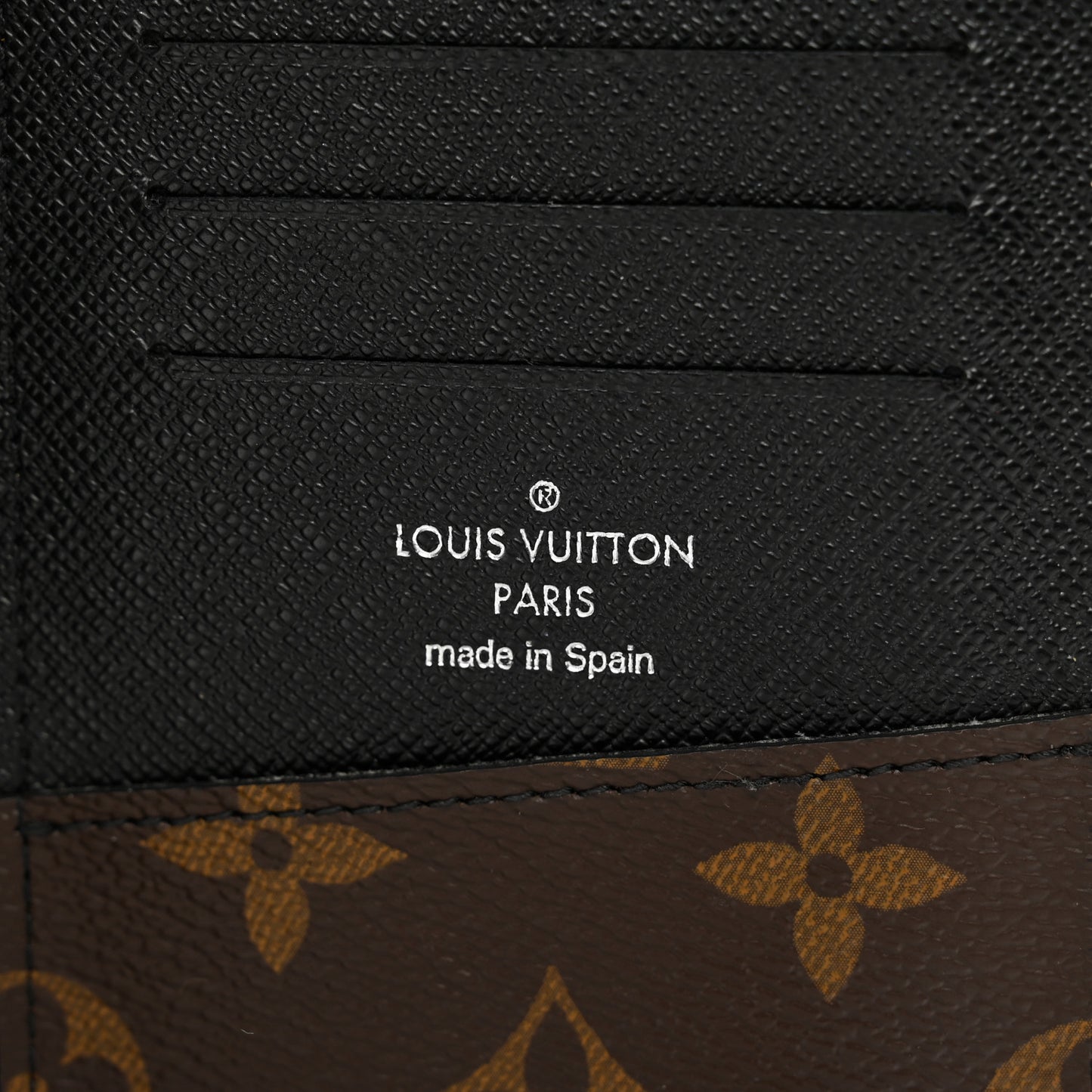 Monogram Macassar Vertical Zippy Wallet