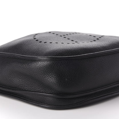Hermes Taurillon Clemence Evelyne III GM Black 6 of 10