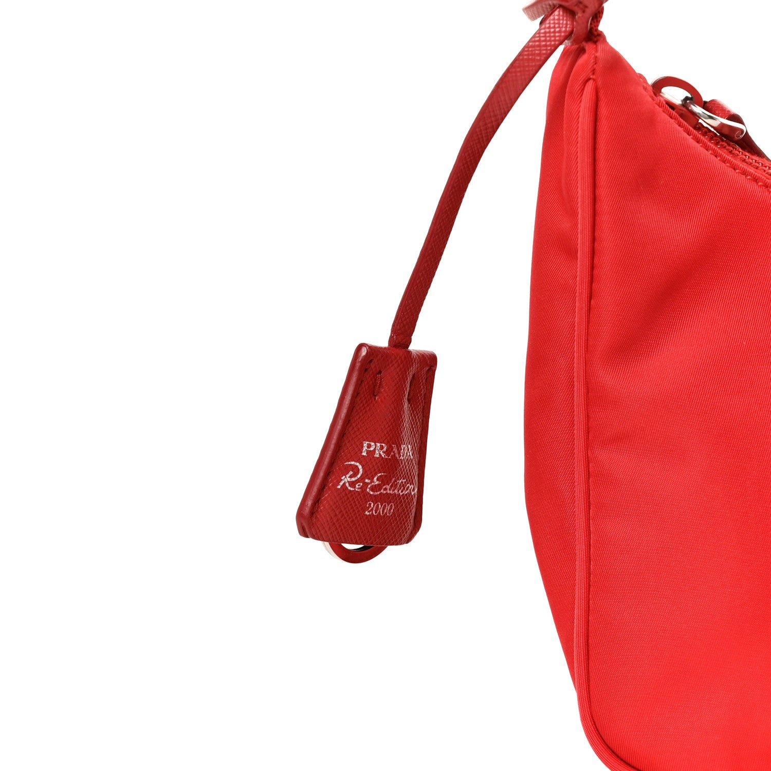 Prada Tessuto Nylon Mini Re-Edition 2000 Bag Rosso 7 of 10