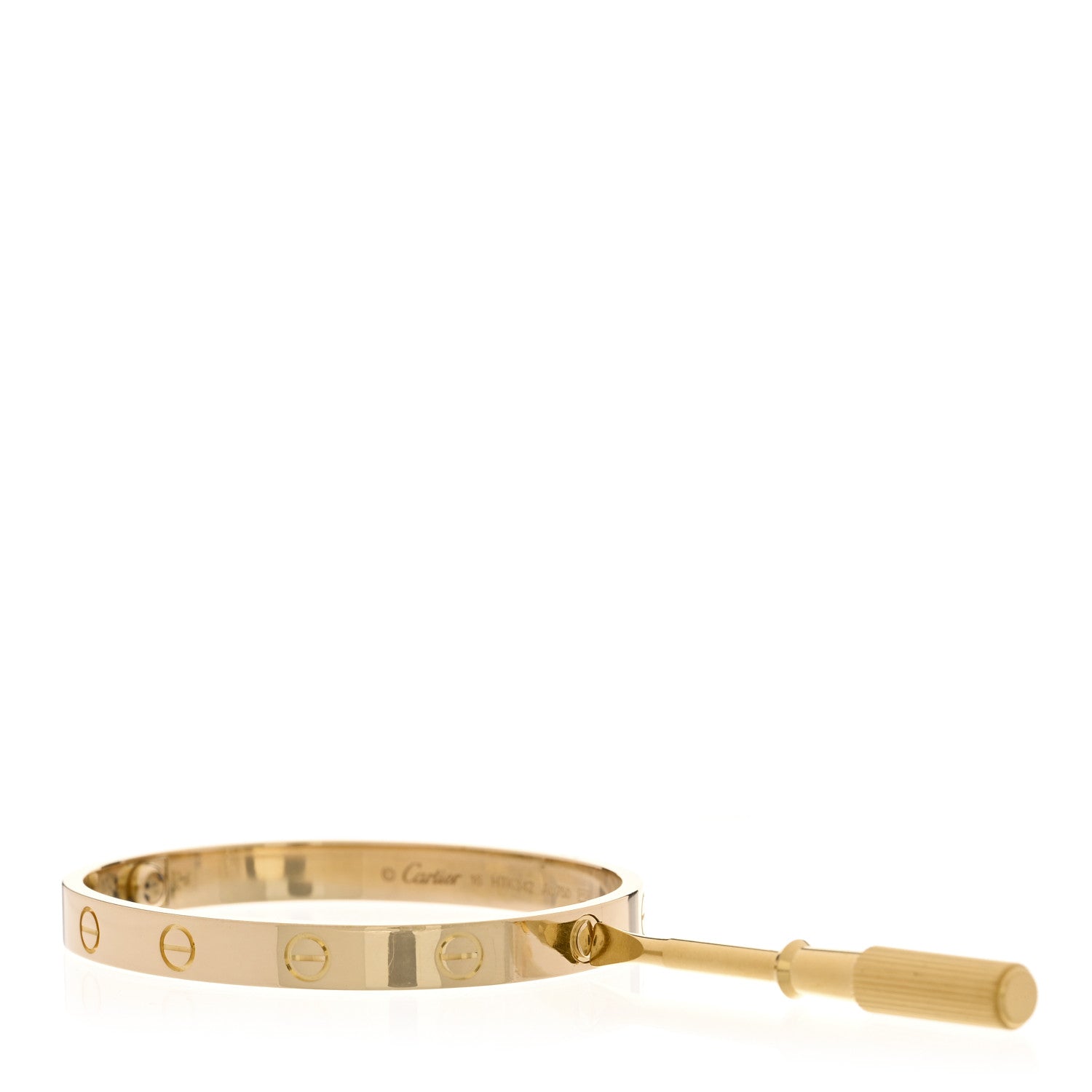 Cartier 18K Yellow Gold LOVE Bracelet 16 3 of 9