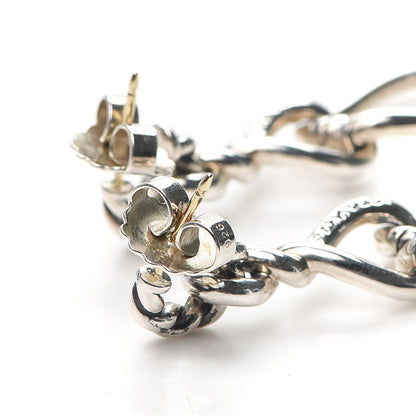 David Yurman Sterling Silver Continuance Triple Drop Earrings 3 of 4