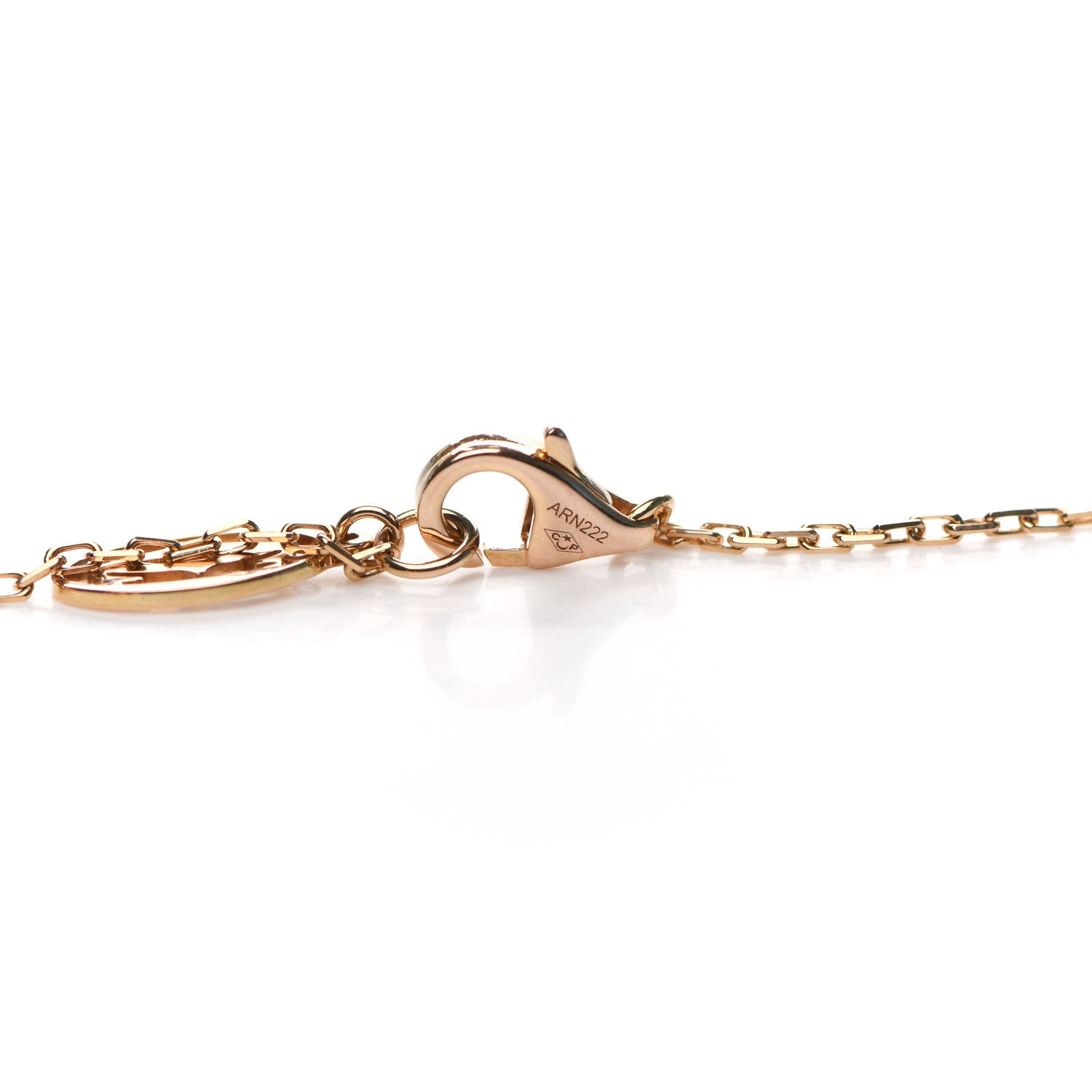 Cartier 18K Pink Gold Pink Sapphire D'Amour Pendant Necklace 4 of 6