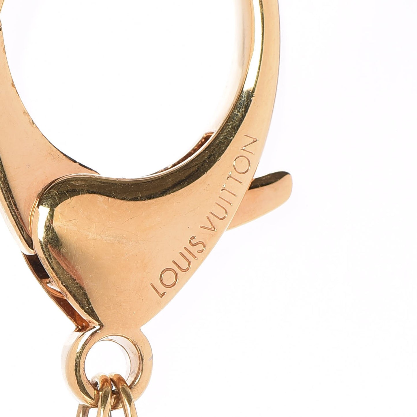 Coeurs Heart Bag Charm Key Holder Pink