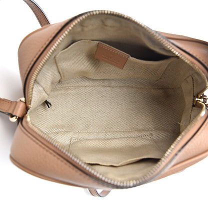 Gucci Pebbled Calfskin Small Soho Disco Bag Rose Beige 5 of 12