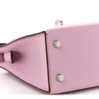 Hermes Epsom Mini Kelly Sellier 20 Mauve Sylvestre 8 of 10