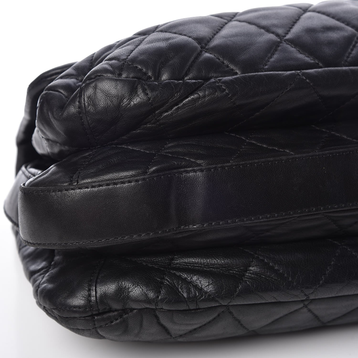 Chanel Lambskin Quilted 3 Maxi Flap Bag Black 7 of 13