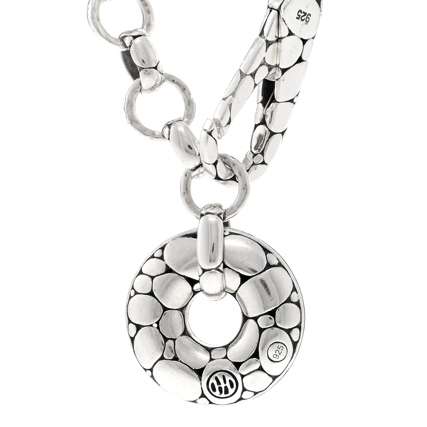 Sterling Silver Kali Donut Necklace