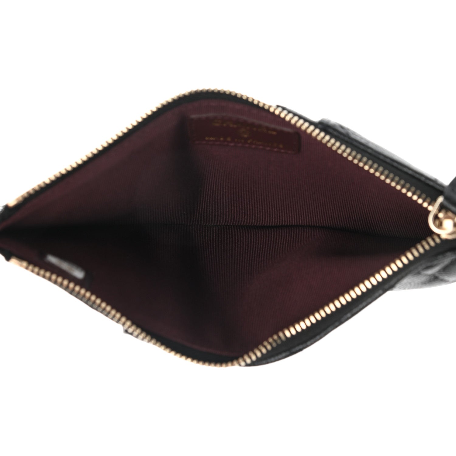 Chanel Caviar Quilted Classic Flat Wallet Pouch Black 5 of 8