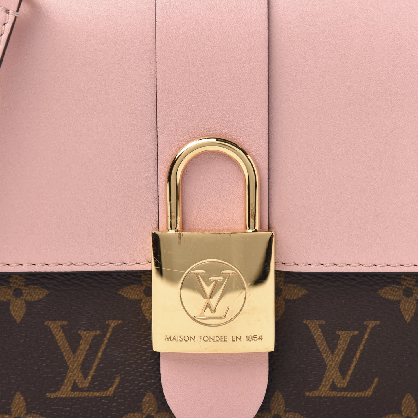 Monogram Locky BB Rose Poudre