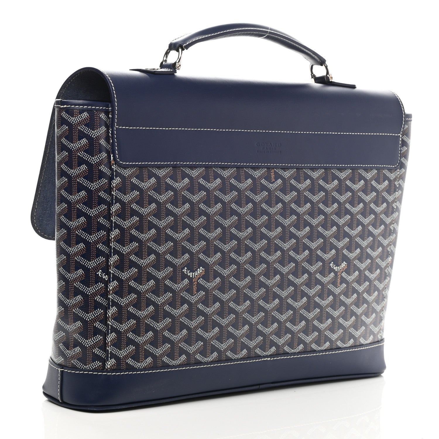 Goyard Goyardine Citadin Messenger Navy 3 of 13