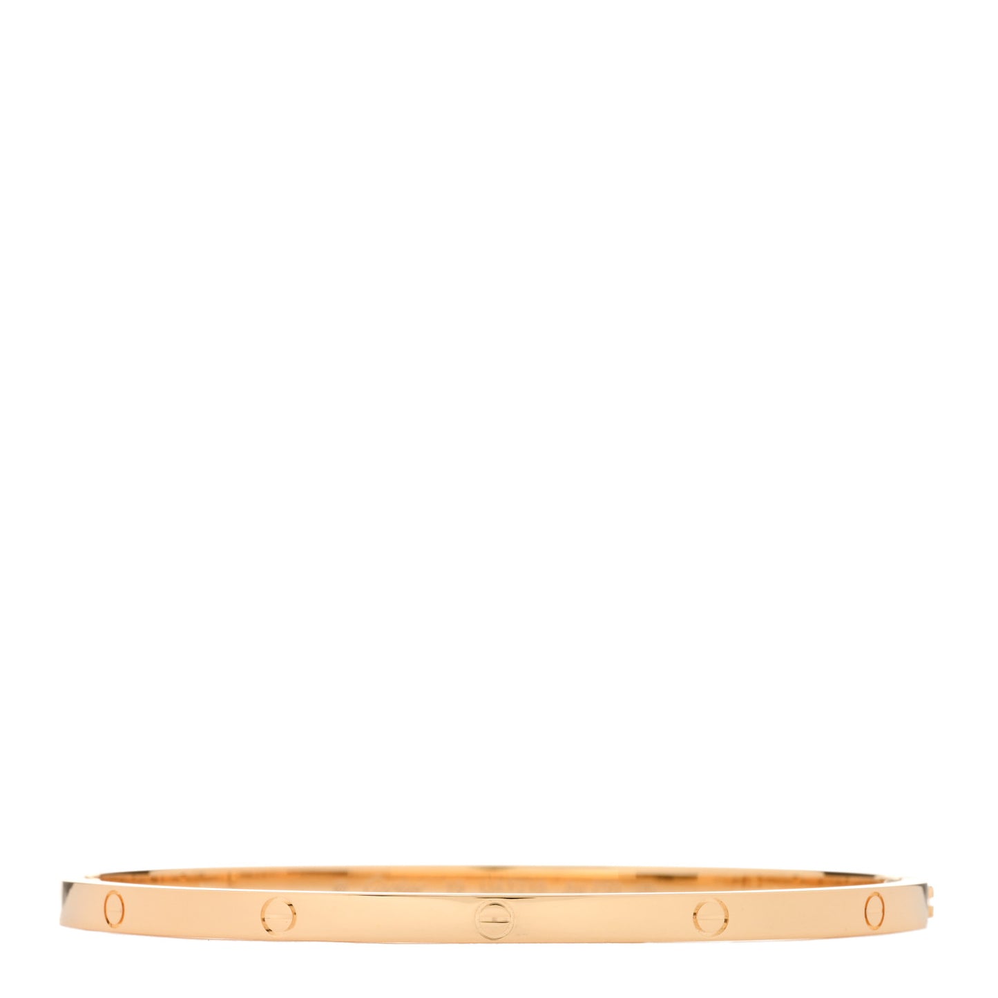 18K Yellow Gold Small LOVE Bracelet 19