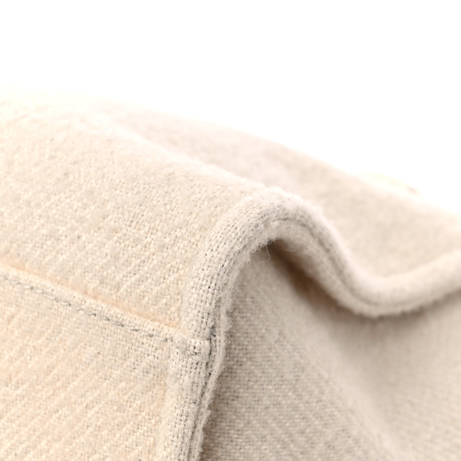 Chanel Wool Deauville Medium Tote Beige 10 of 11