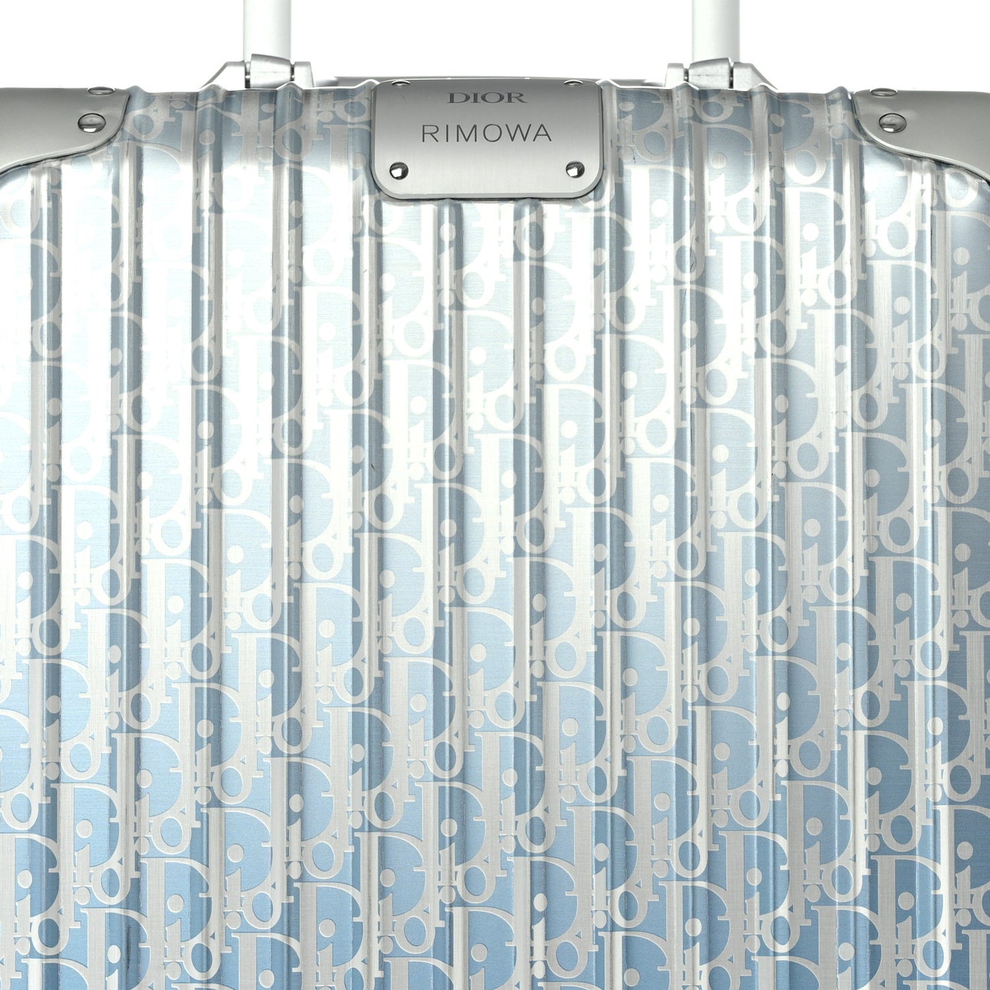 X RIMOWA Aluminum Gradient Cabin Luggage Blue Multi