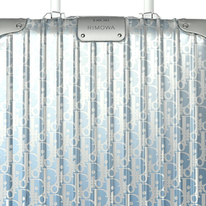Christian Dior X RIMOWA Aluminum Gradient Cabin Luggage Blue Multi 8 of 11