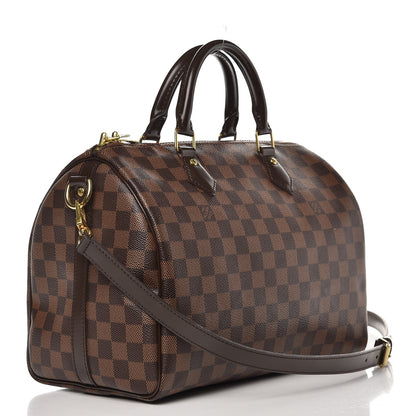 Louis Vuitton Damier Ebene Speedy Bandouliere 30 3 of 8