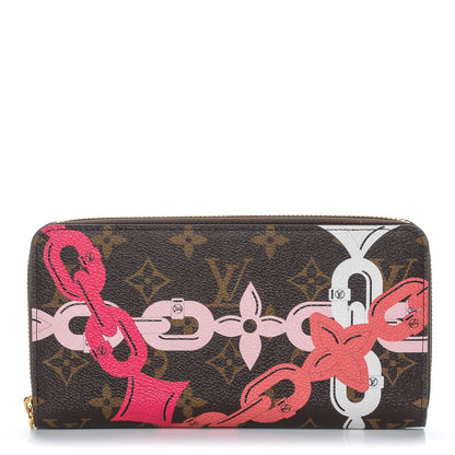 Louis Vuitton Monogram Bay Zippy Wallet Rose Ballerine Poppy 1 of 8