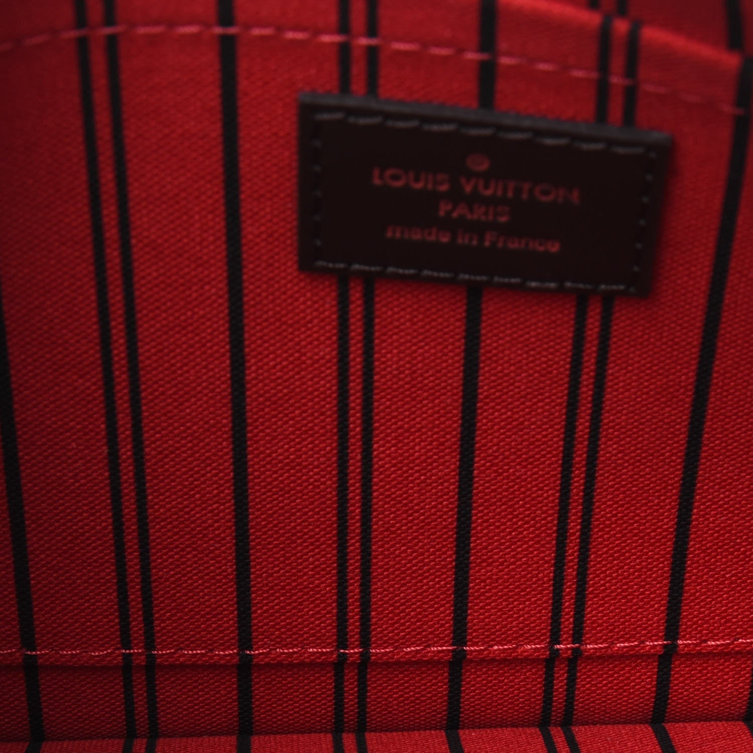 Louis Vuitton Damier Ebene Neverfull MM GM Pochette 5 of 10