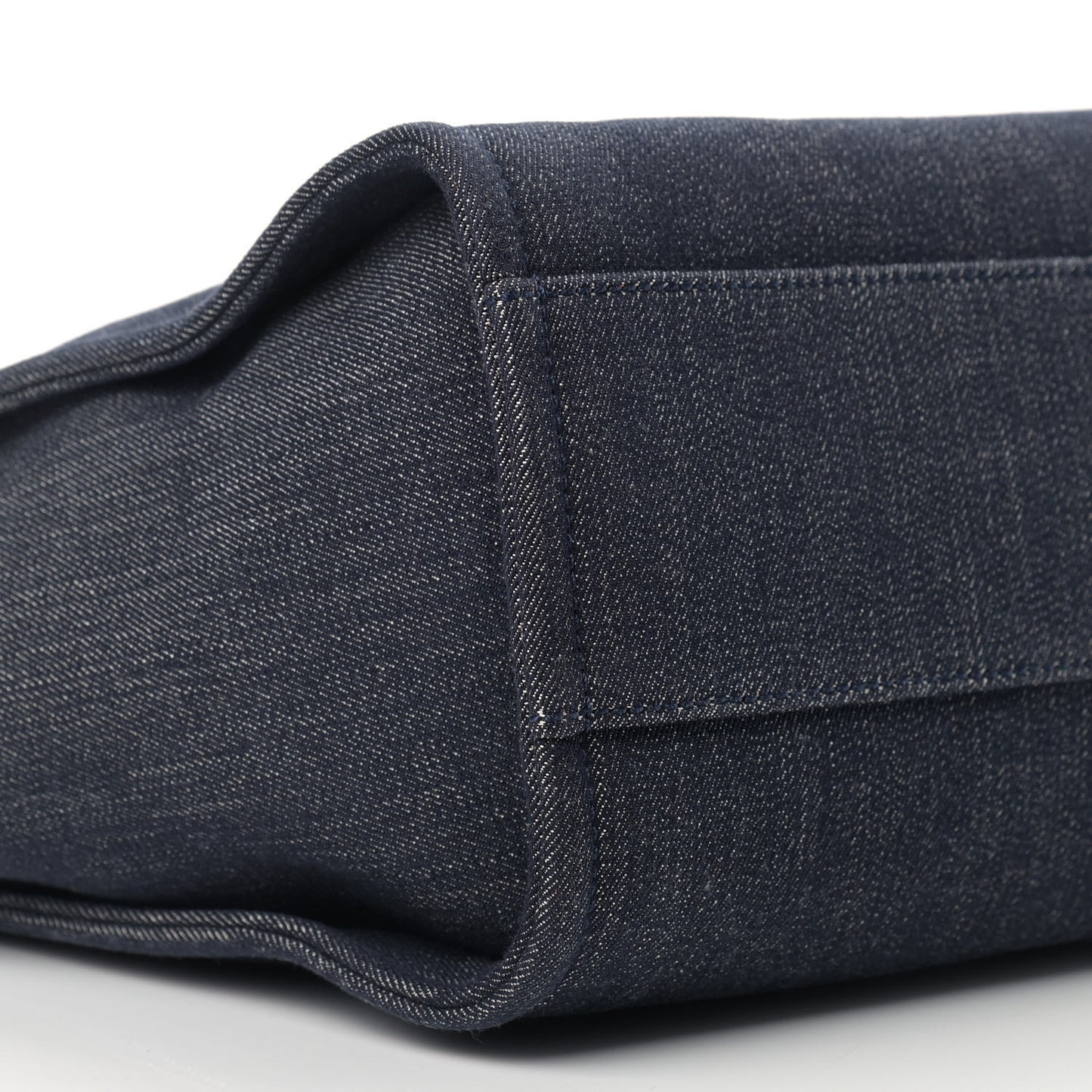 Denim Small Deauville Tote Blue Orange