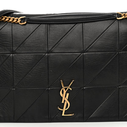 Saint Laurent Lambskin Patchwork Monogram Large Jamie Black 7 of 9