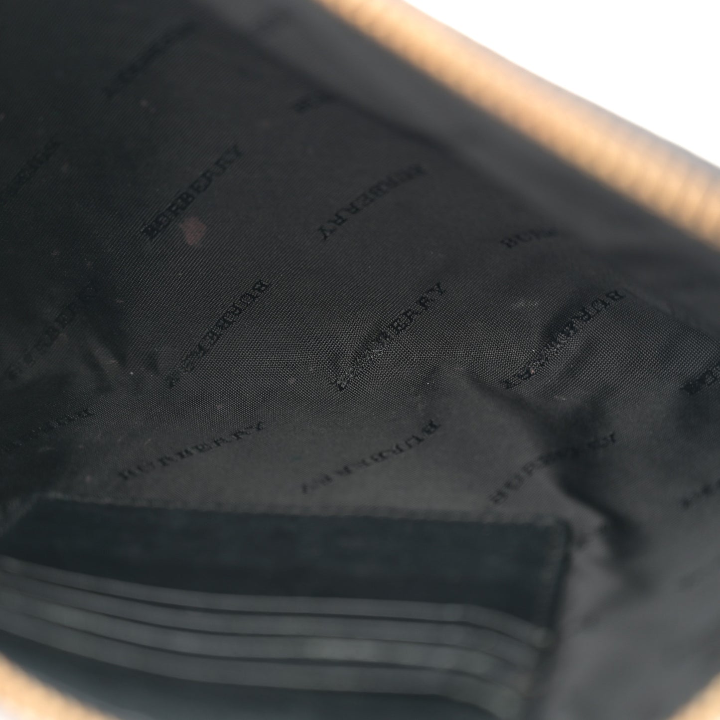 Signature Grain Calfskin Check Embossed Peyton Crossbody Clutch Bag Black