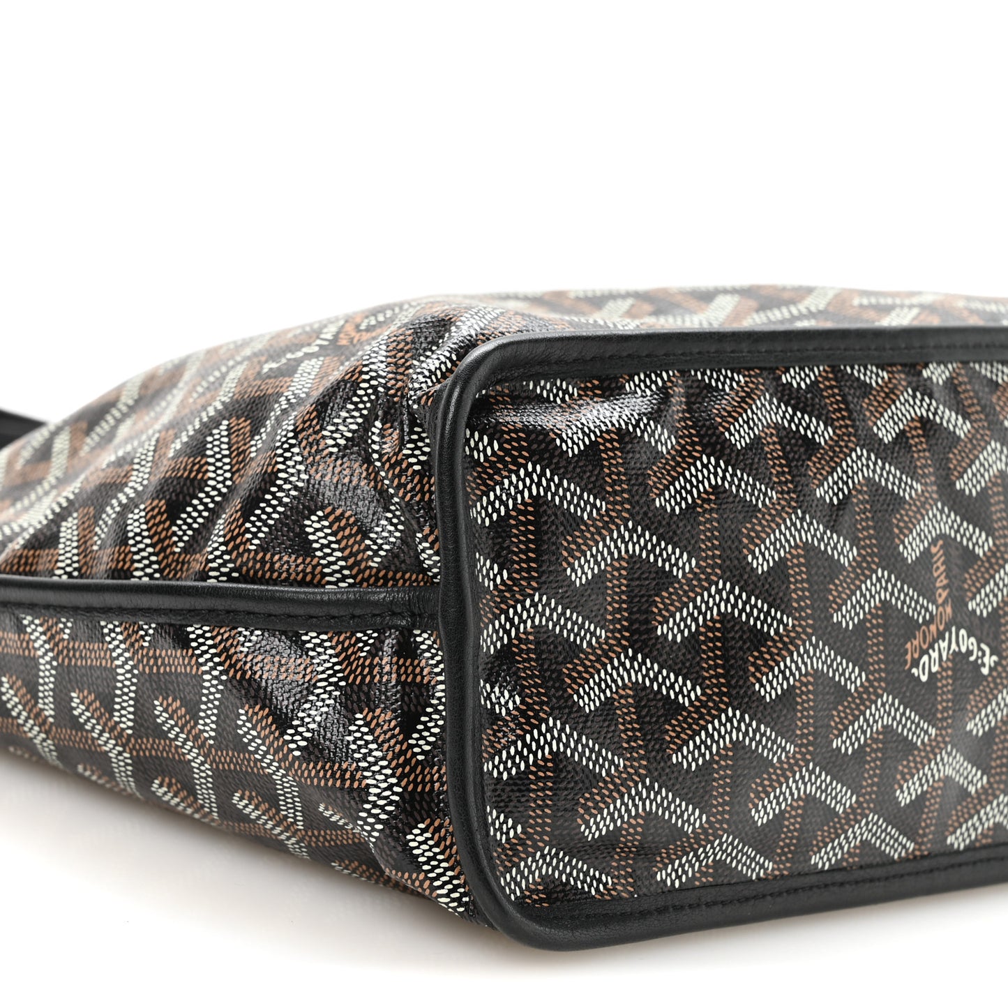 Goyardine Reversible Mini Anjou Black