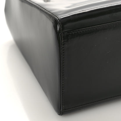 Christian Dior Glazed Calfskin Medium Lady Dior Black 8 of 10
