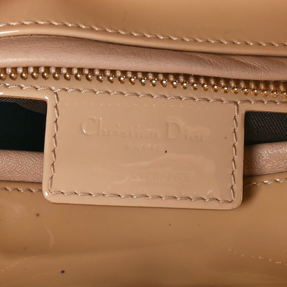 Christian Dior Patent Cannage Medium Lady Dior Beige 6 of 11