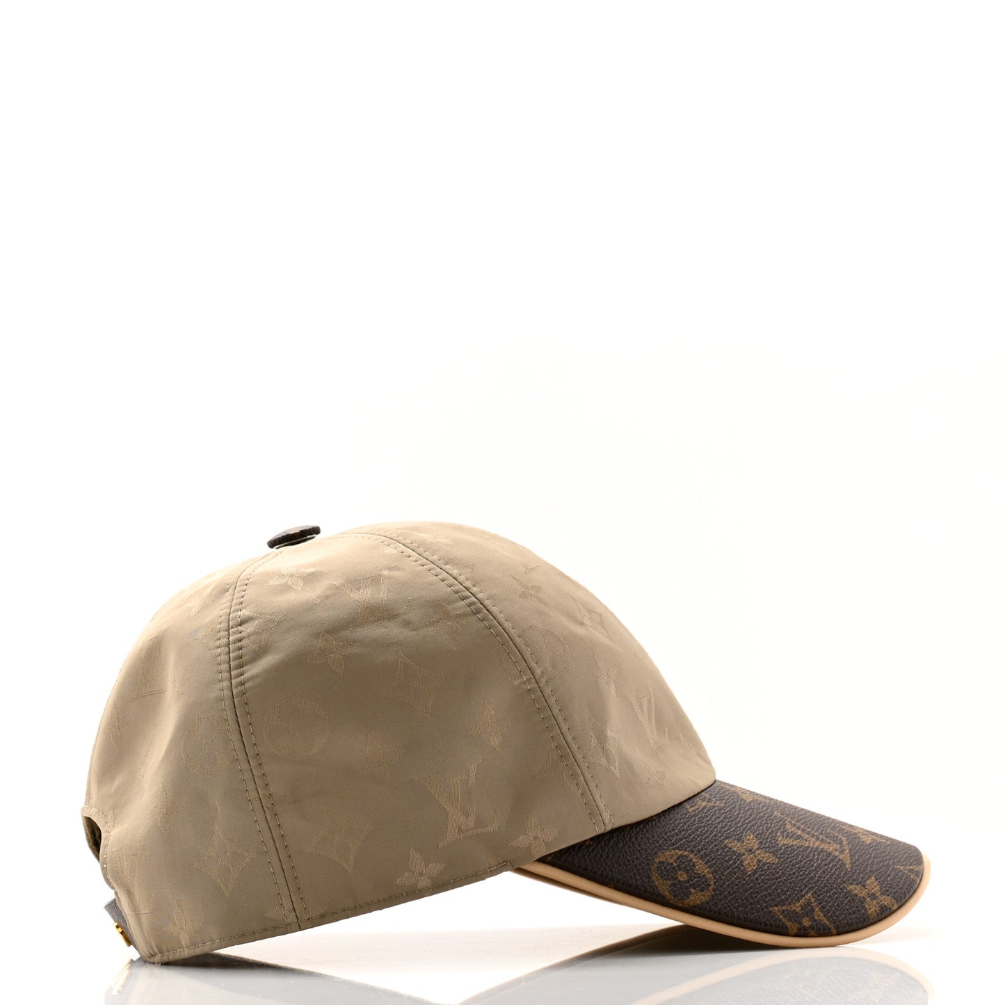 Monogram Polyester Silk LV Get Ready Cap M Beige
