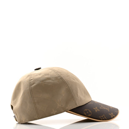 Louis Vuitton Monogram Polyester Silk LV Get Ready Cap M Beige 6 of 9