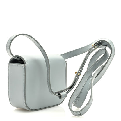 Celine Shiny Calfskin Mini Triomphe Soft Blue 3 of 9