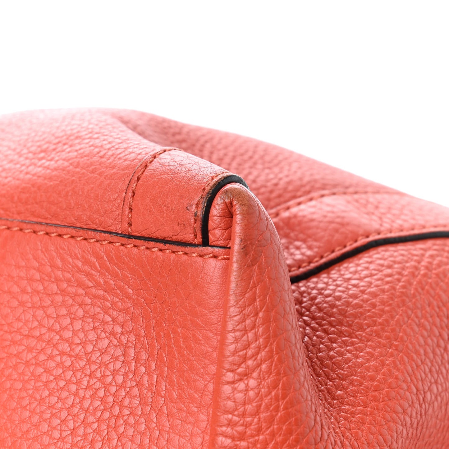 Cellarius Calfskin Medium Miss GG Top Handle Bag New Dark Orange