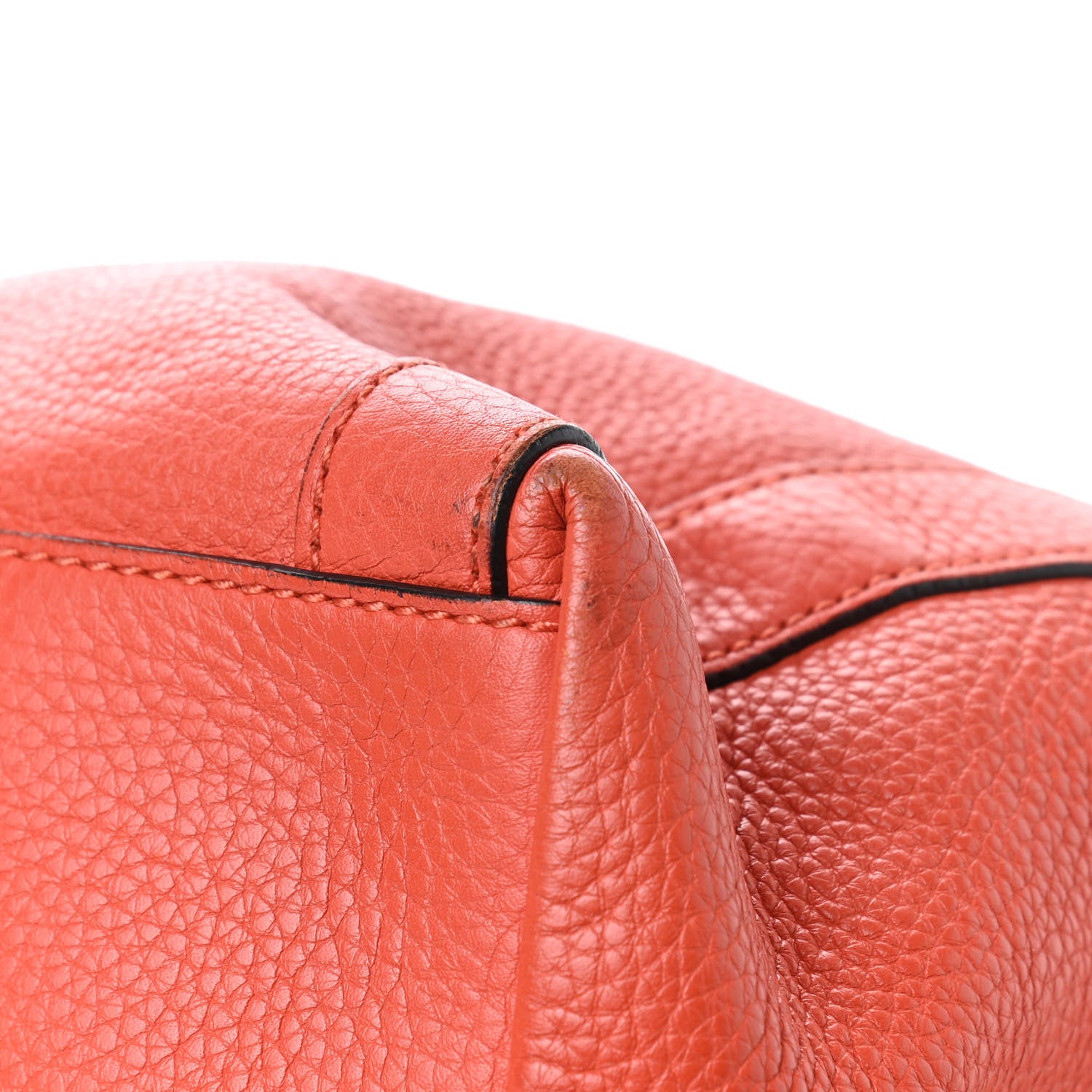 Gucci Cellarius Calfskin Medium Miss GG Top Handle Bag New Dark Orange 15 of 16
