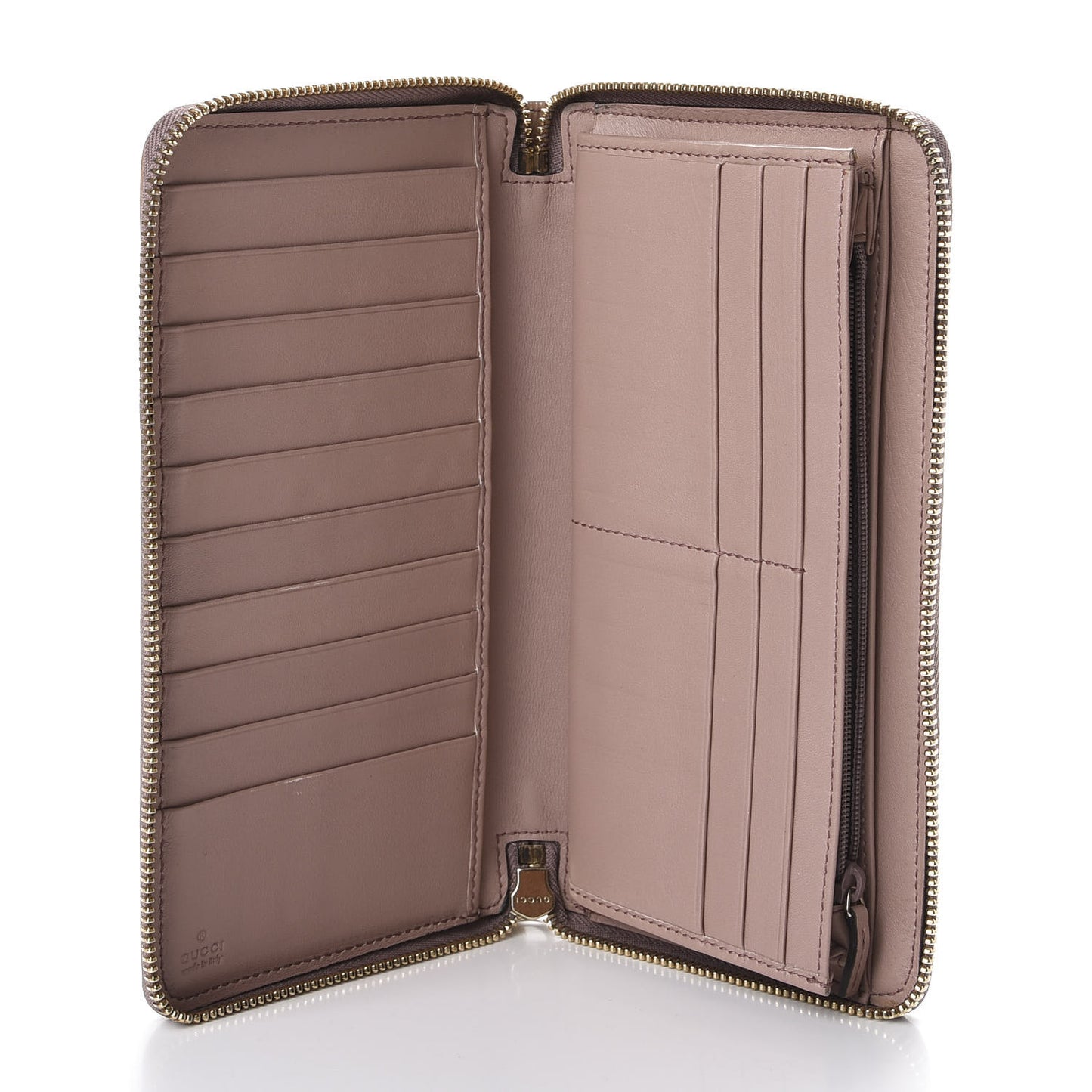 Patent Soho Zip Around Wallet Dark Cipria