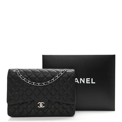 Chanel Caviar Quilted Maxi Single Flap Black 10 of 10