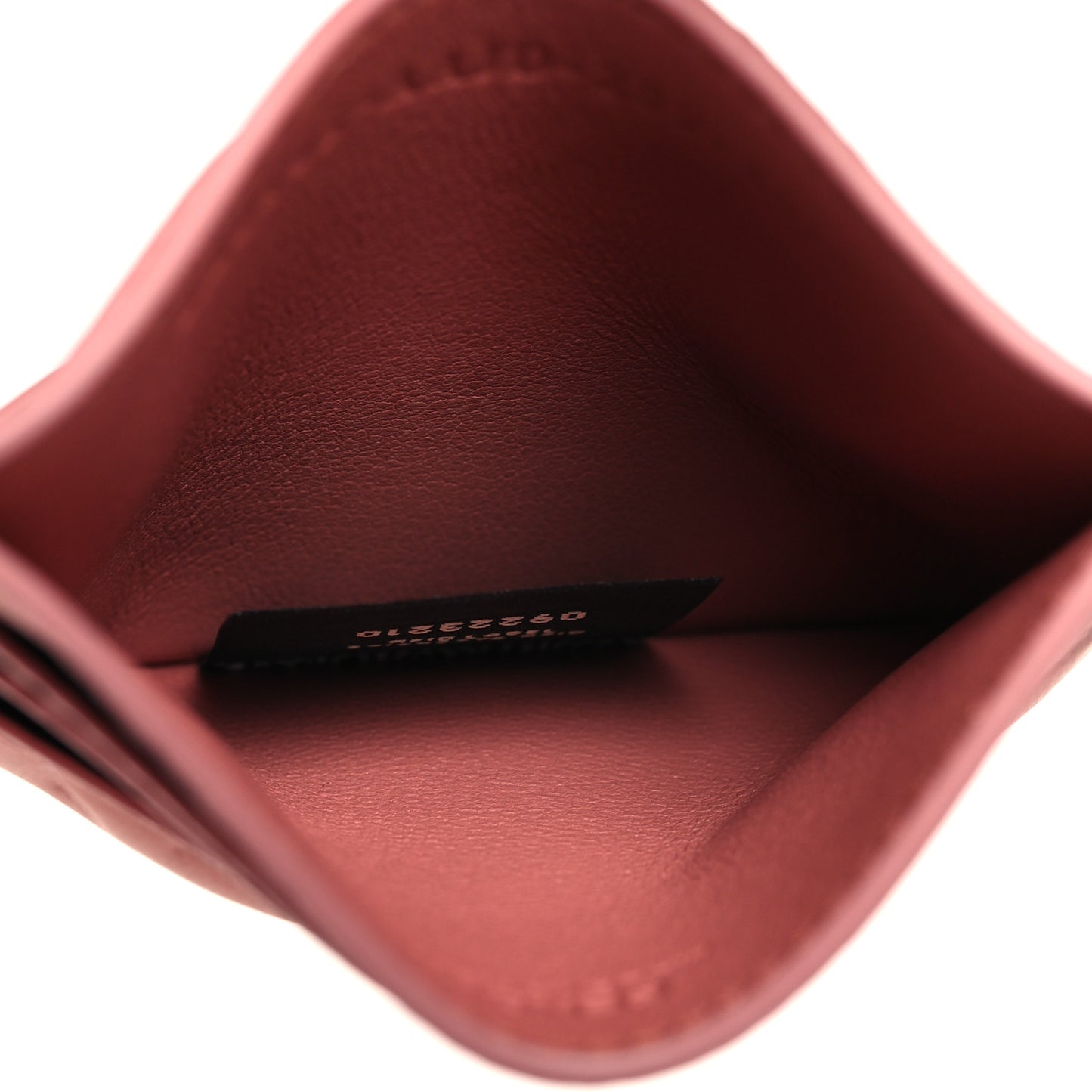Nappa Matisse FF Embossed Card Holder Ballet Rose
