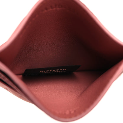 Fendi Nappa Matisse FF Embossed Card Holder Ballet Rose 5 of 8