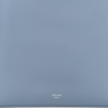 Celine Smooth Calfskin Mini Clasp Bag Medium Blue 8 of 10