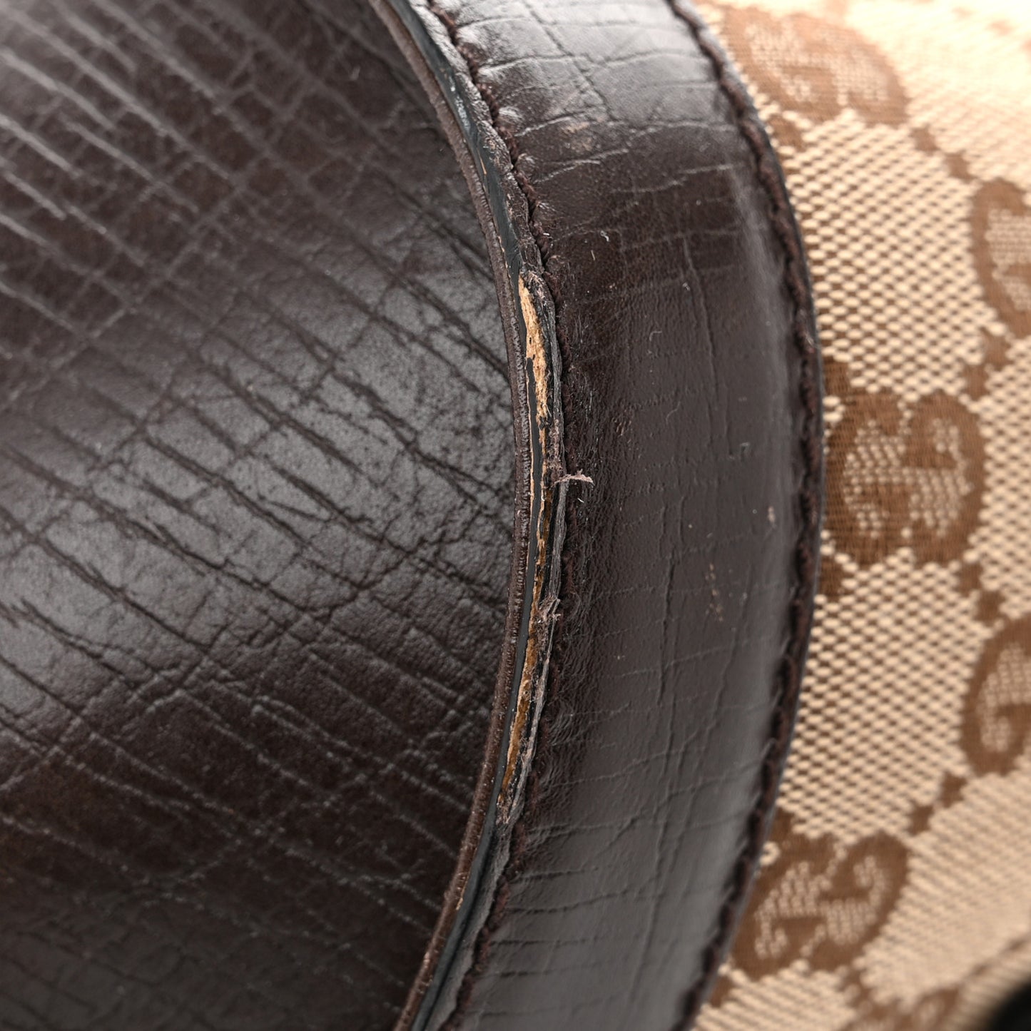 Monogram Bamboo Bullet Bag Dark Brown