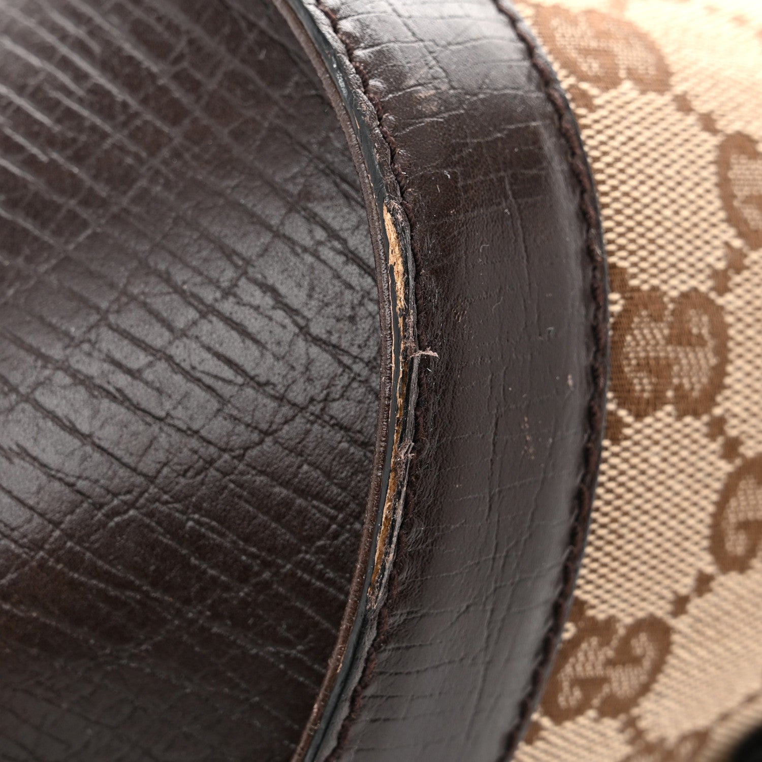 Gucci Monogram Bamboo Bullet Bag Dark Brown 12 of 14