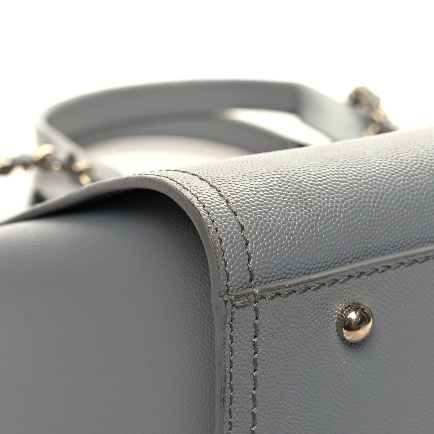 Chanel Caviar Studded Small Deauville Tote Grey 11 of 14